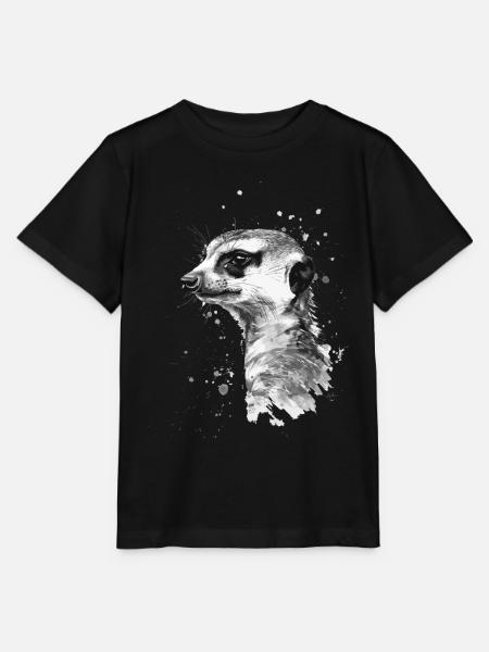 Erdmännchen - Stanley/Stella Kinder T-Shirt MINI CREATOR  - Schwarz