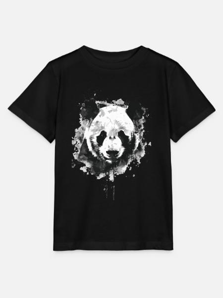 Panda - Stanley/Stella Kinder T-Shirt MINI CREATOR - Schwarz