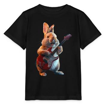 Kaninchen - Stanley/Stella Kinder T-Shirt MINI CREATOR  - Schwarz - Vorne - Mikhail (115cm)