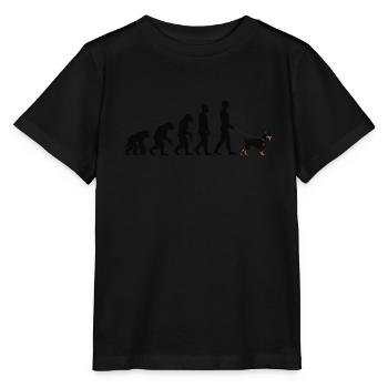 Dobermann - Stanley/Stella Kinder T-Shirt MINI CREATOR  - Schwarz - Vorne - Mikhail (115cm)