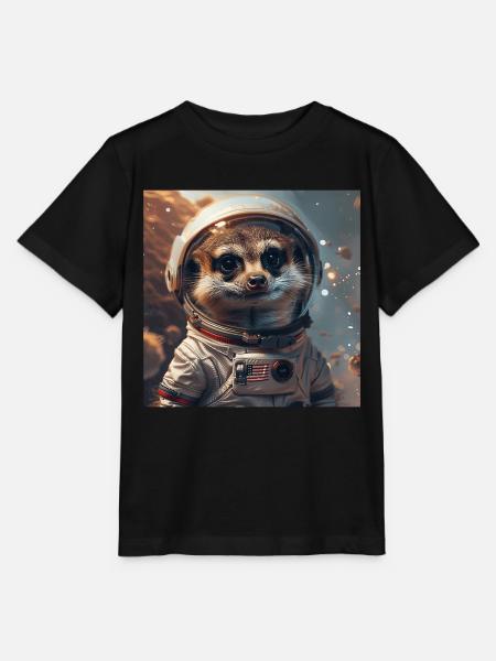Erdmännchen - Stanley/Stella Kinder T-Shirt MINI CREATOR  - Schwarz