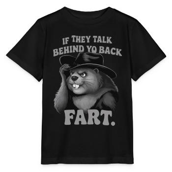 Biber - Stanley/Stella Kinder T-Shirt MINI CREATOR  - Schwarz - Vorne - Mikhail (115cm)