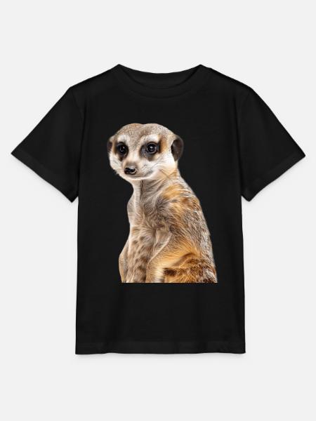 Erdmännchen - Stanley/Stella Kinder T-Shirt MINI CREATOR - Schwarz