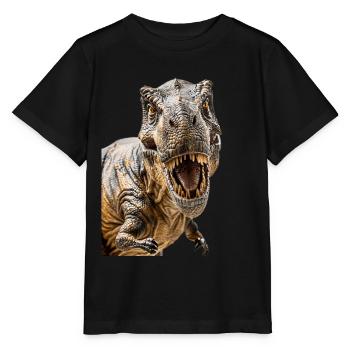 T-Rex - T-shirt bio MINI CREATOR Stanley/Stella Enfant - noir - Devant - Mikhail (115cm)