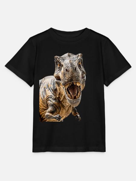 T-Rex - Stanley/Stella Kinder T-Shirt MINI CREATOR  - Schwarz