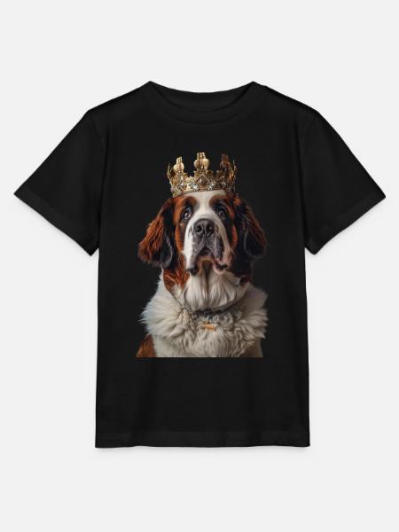 Bernhardiner - Stanley/Stella Kinder T-Shirt MINI CREATOR - Schwarz