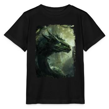 Cerf-volant - T-shirt bio MINI CREATOR Stanley/Stella Enfant - noir - Devant - Mikhail (115cm)