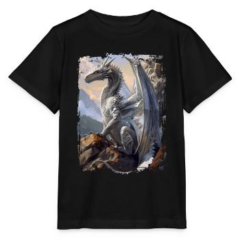 Cerf-volant - T-shirt bio MINI CREATOR Stanley/Stella Enfant - noir - Devant - Mikhail (115cm)