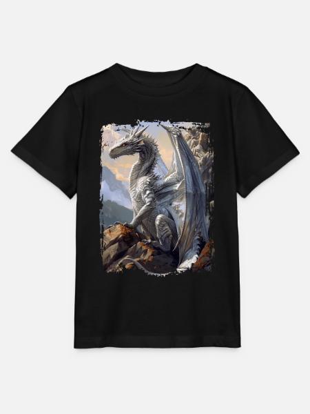 Drachen - Stanley/Stella Kinder T-Shirt MINI CREATOR  - Schwarz