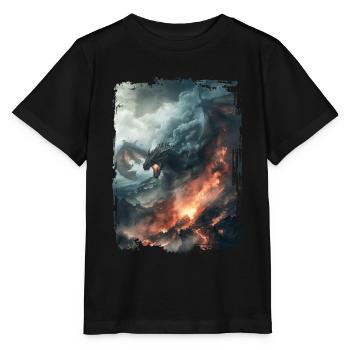 Kite - Stanley/Stella MINI CREATOR Kids’ T-Shirt - black - Front - Mikhail (115cm)
