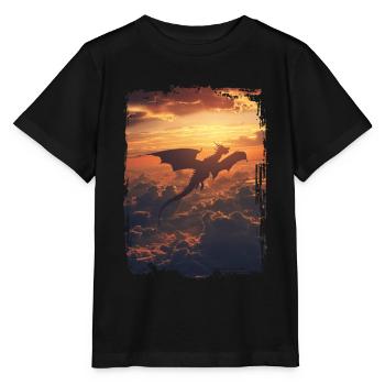 Kite - Stanley/Stella MINI CREATOR Kids’ T-Shirt - black - Front - Mikhail (115cm)