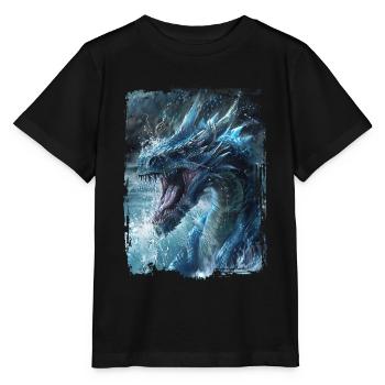 Cerf-volant - T-shirt bio MINI CREATOR Stanley/Stella Enfant - noir - Devant - Mikhail (115cm)