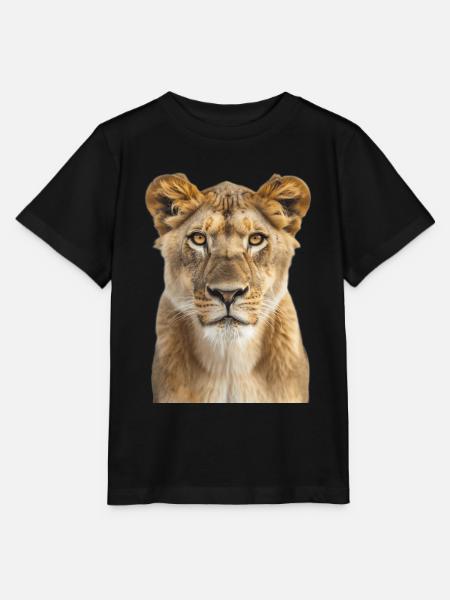 Löwe - Stanley/Stella Kinder T-Shirt MINI CREATOR - Schwarz