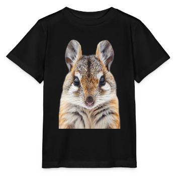 Blouson aviateur tranquillisant - T-shirt bio MINI CREATOR Stanley/Stella Enfant - noir - Devant - Mikhail (115cm)