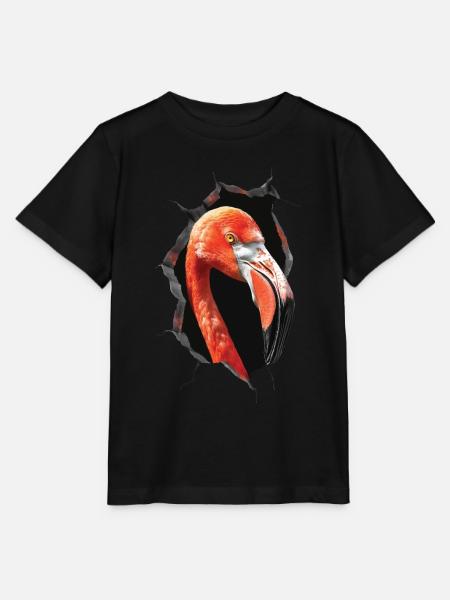Flamingo - Stanley/Stella Kinder T-Shirt MINI CREATOR - Schwarz