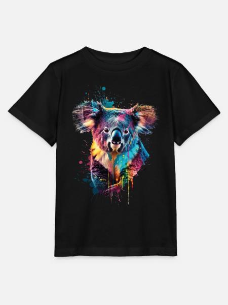 Koala - Stanley/Stella Kinder T-Shirt MINI CREATOR  - Schwarz