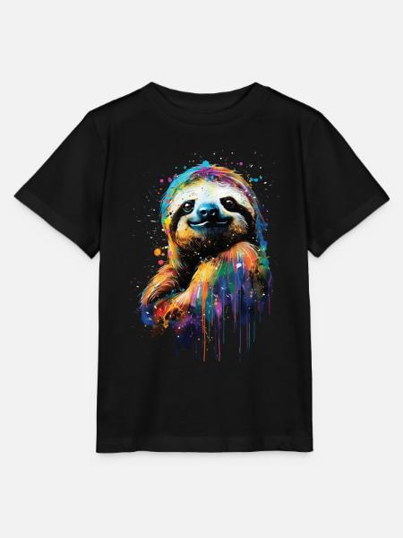 Faultier - Stanley/Stella T-shirt MINI CREATOR til børn - sort