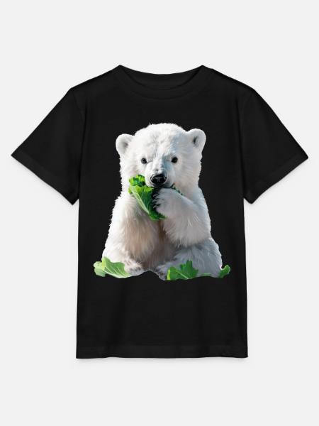 Eisbär - Stanley/Stella Kinder T-Shirt MINI CREATOR - Schwarz
