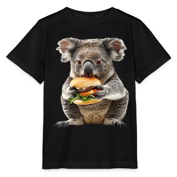 Koala - T-shirt bio MINI CREATOR Stanley/Stella Enfant - noir - Devant - Mikhail (115cm)