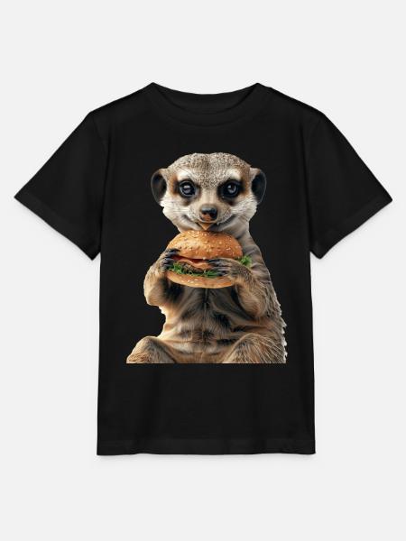 Erdmännchen - Stanley/Stella Kinder T-Shirt MINI CREATOR  - Schwarz