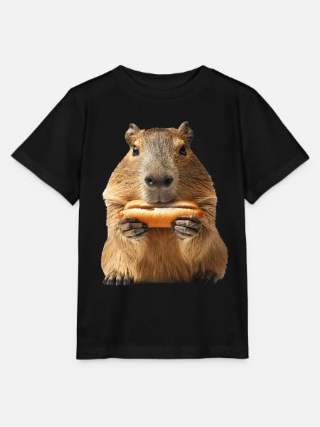 Wasserschwein - Stanley/Stella Kinder T-Shirt MINI CREATOR - Schwarz