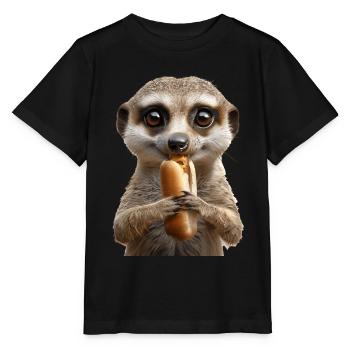 Suricate - T-shirt bio MINI CREATOR Stanley/Stella Enfant - noir - Devant - Mikhail (115cm)