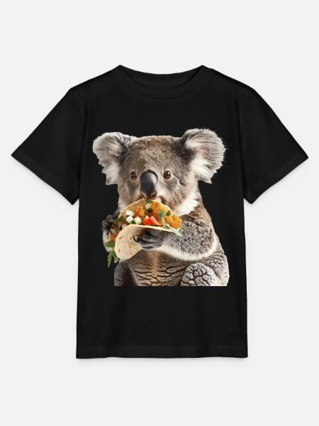 Koala - Stanley/Stella Kinder T-Shirt MINI CREATOR - Schwarz