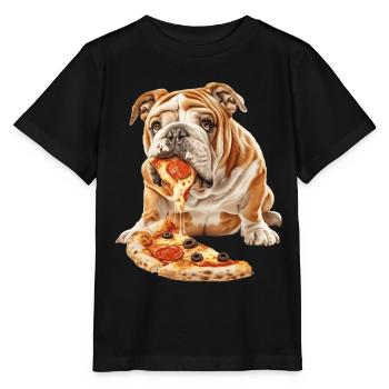 Bulldog - Stanley/Stella MINI CREATOR Kids’ T-Shirt - black - Front - Mikhail (115cm)