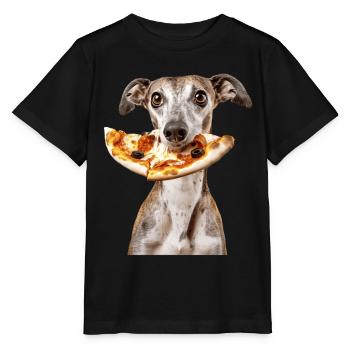 Lévrier - T-shirt bio MINI CREATOR Stanley/Stella Enfant - noir - Devant - Mikhail (115cm)