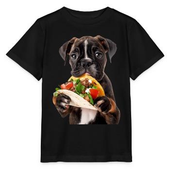 Boxer - Stanley/Stella MINI CREATOR Kids’ T-Shirt - black - Front - Mikhail (115cm)