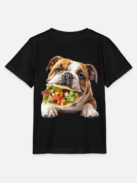 English Bulldog - Stanley/Stella Kinder T-Shirt MINI CREATOR - Schwarz