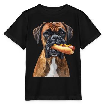 Boxer - Stanley/Stella MINI CREATOR Kids’ T-Shirt - black - Front - Mikhail (115cm)