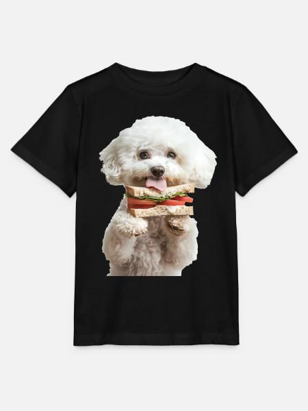 Bichon Frisé - T-shirt bio MINI CREATOR Stanley/Stella Enfant - noir
