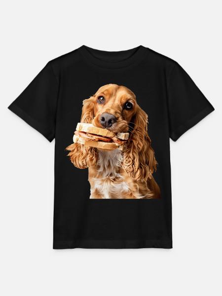 Cocker Spaniel - Stanley/Stella Kinder T-Shirt MINI CREATOR  - Schwarz