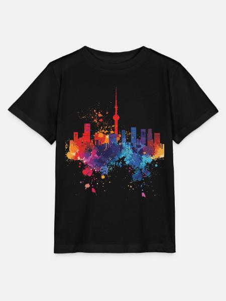 Tokio: - Stanley/Stella Kinder T-Shirt MINI CREATOR  - Schwarz