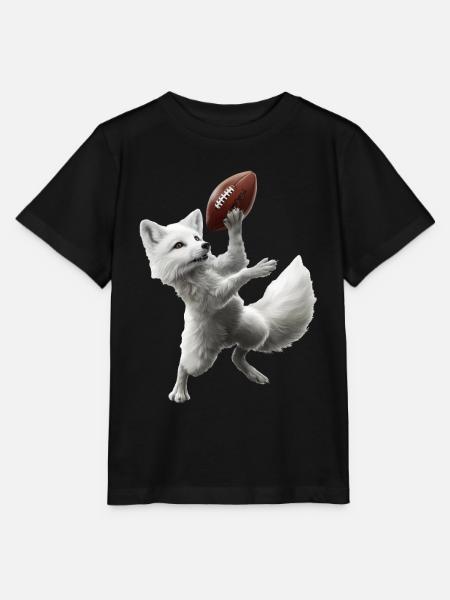 Polarfuchs Fußball - Stanley/Stella Kinder T-Shirt MINI CREATOR  - Schwarz