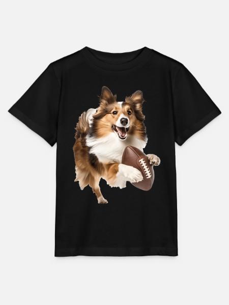 Chien de berger Shetland - T-shirt bio MINI CREATOR Stanley/Stella Enfant - noir