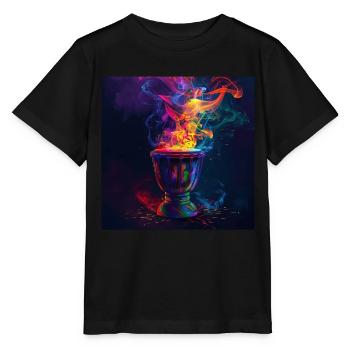 Percussion - T-shirt bio MINI CREATOR Stanley/Stella Enfant - noir - Devant - Mikhail (115cm)