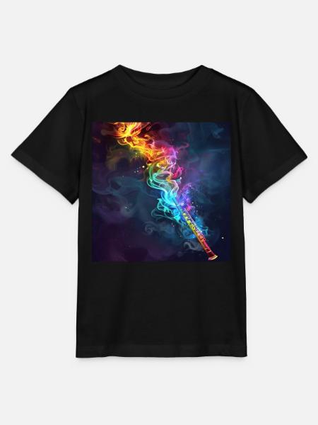 Querflöte - Stanley/Stella Kinder T-Shirt MINI CREATOR  - Schwarz