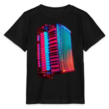 Accordéon - T-shirt bio MINI CREATOR Stanley/Stella Enfant - noir - Devant - Mikhail (115cm)