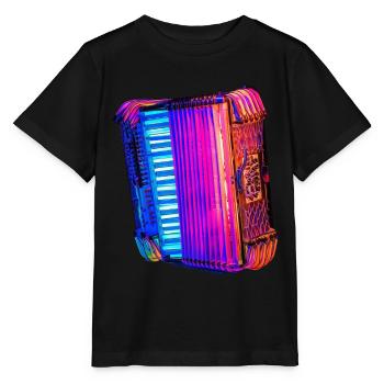 accordion - Stanley/Stella MINI CREATOR Kids’ T-Shirt - black - Front - Mikhail (115cm)
