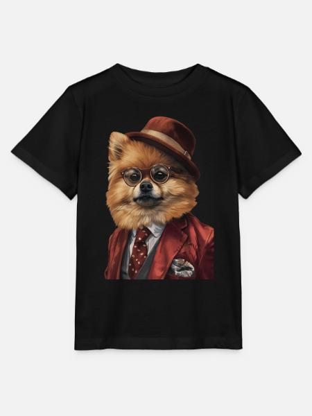 Zwergspitz - Stanley/Stella Kinder T-Shirt MINI CREATOR - Schwarz