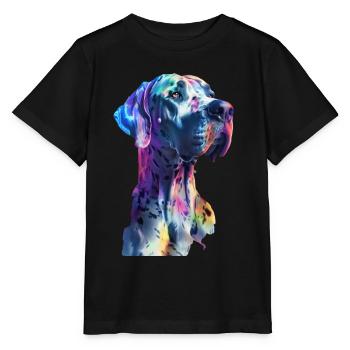 Deutsche Dogge - Stanley/Stella Kinder T-Shirt MINI CREATOR  - Schwarz - Vorne - Mikhail (115cm)