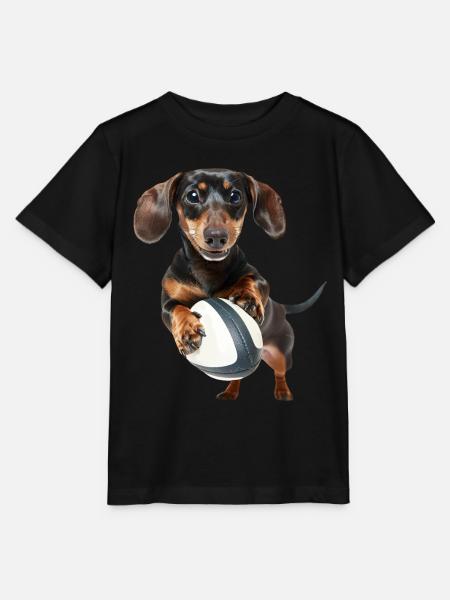 Dackel - Stanley/Stella Kinder T-Shirt MINI CREATOR  - Schwarz