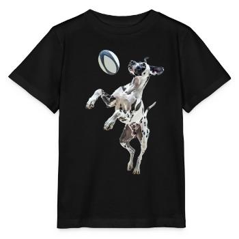 Deutsche Dogge - Stanley/Stella Kinder T-Shirt MINI CREATOR  - Schwarz - Vorne - Mikhail (115cm)