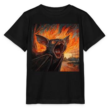 Schläger - Stanley/Stella Kinder T-Shirt MINI CREATOR  - Schwarz - Vorne - Mikhail (115cm)