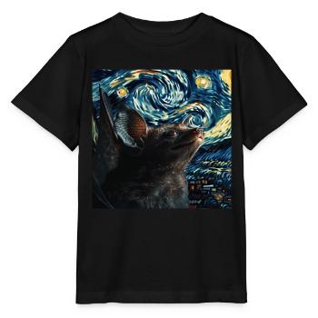 Schläger - Stanley/Stella Kinder T-Shirt MINI CREATOR  - Schwarz - Vorne - Mikhail (115cm)