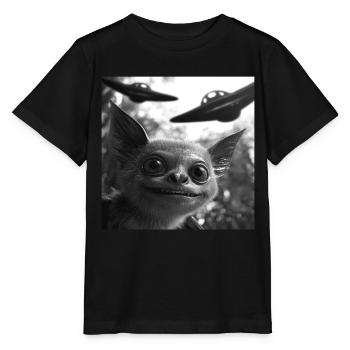 Schläger - Stanley/Stella Kinder T-Shirt MINI CREATOR  - Schwarz - Vorne - Mikhail (115cm)