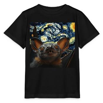 Schläger - Stanley/Stella Kinder T-Shirt MINI CREATOR  - Schwarz - Vorne - Mikhail (115cm)