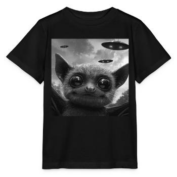 Schläger - Stanley/Stella Kinder T-Shirt MINI CREATOR  - Schwarz - Vorne - Mikhail (115cm)
